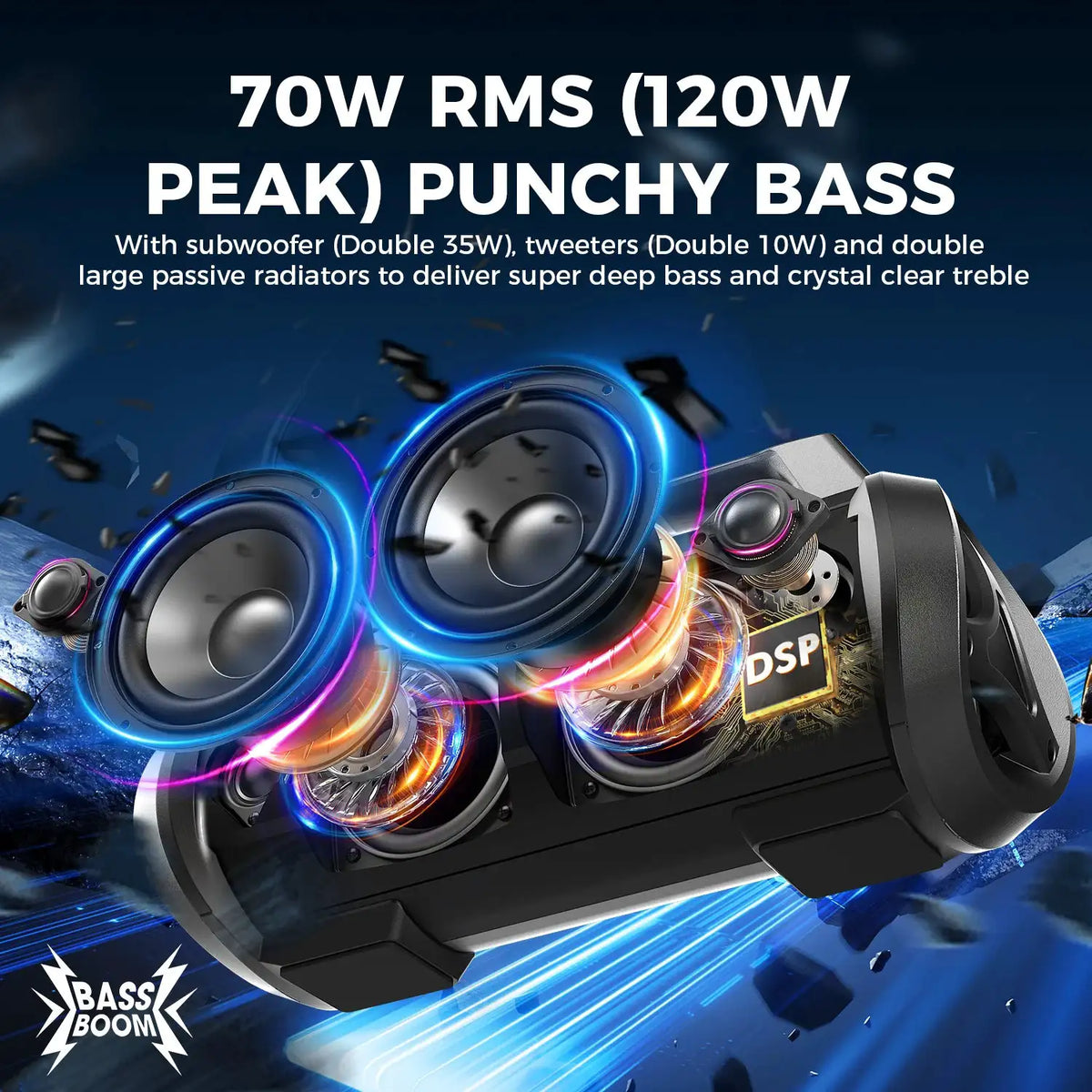Portable Wireless Bluetooth Speaker — product image 2