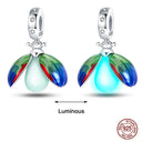 Sterling Silver Chameleon Luminous Firefly