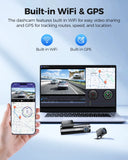 Azdome M300S 4K Dash Cam - ADAS GPS Night Vision