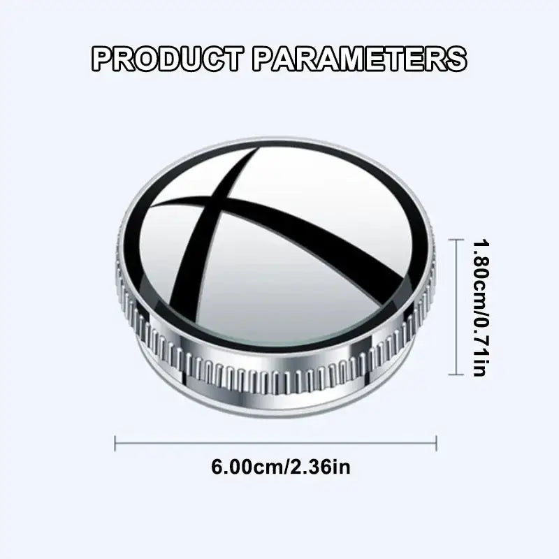 SEAMETAL 2pcs Wide Angle Car Blind Spot Mirrors 360 Adjustable Car Auxiliary Rearview Mirrors HD Suction Cup Small Round Mirror