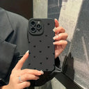 Black Love Heart Case - Durable Shockproof Cover