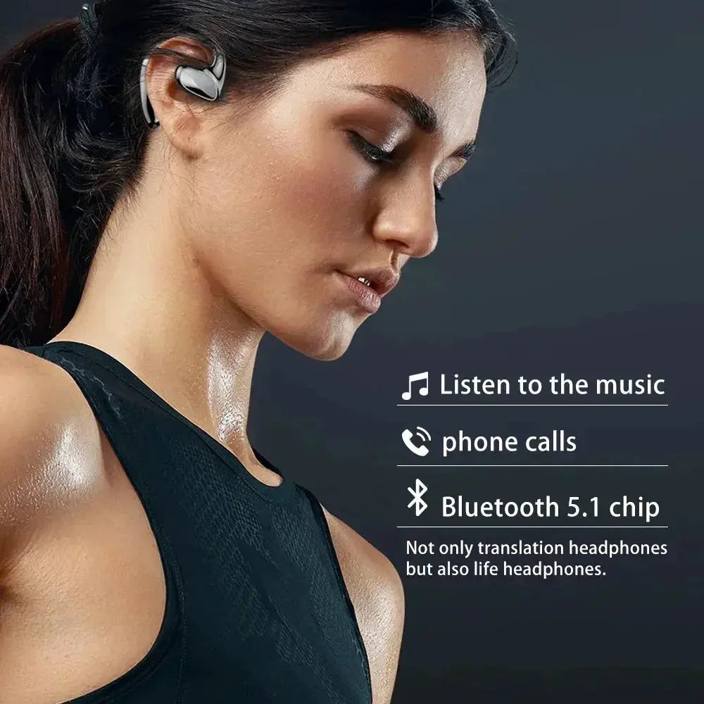 Wireless Translator Earbuds Bluetooth Real Time Translation