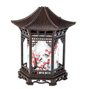 Chinese Style Mini Pavilion Humidifier with Night Light USB Portable Cool Mist Humidifier for Home Bedroom Office Desk
