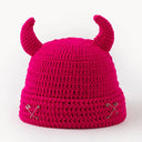 Devil Horn Wool Knit Hat