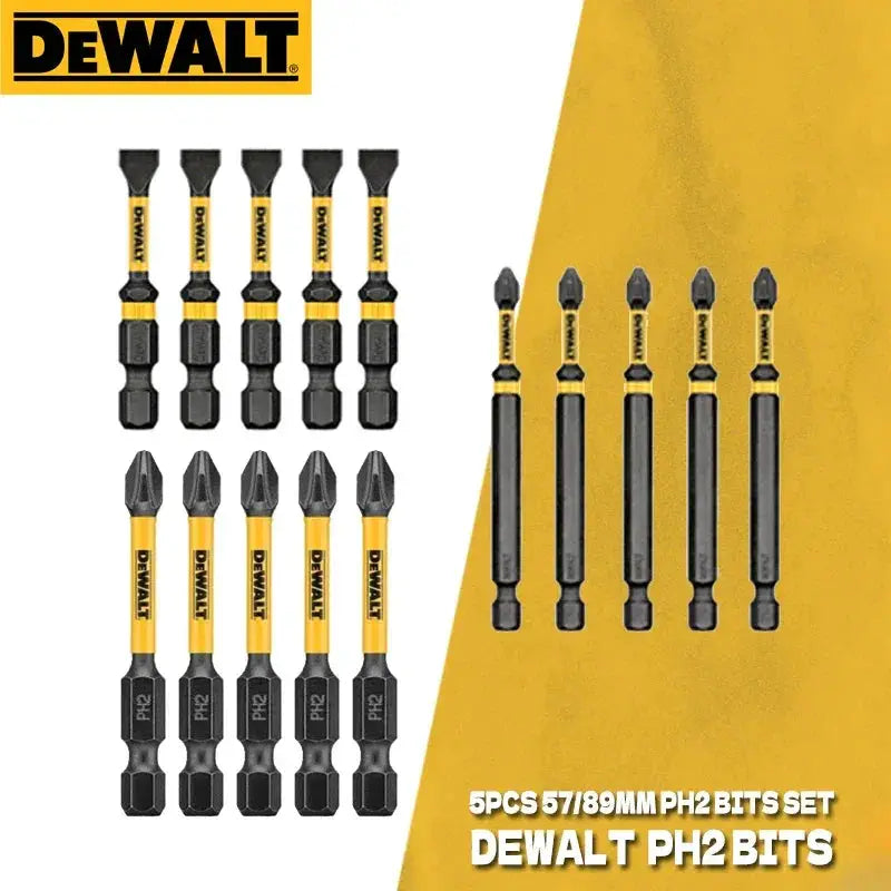 PH2 Drill Bit Set 5 Piece DWA2 Series Quality Professional