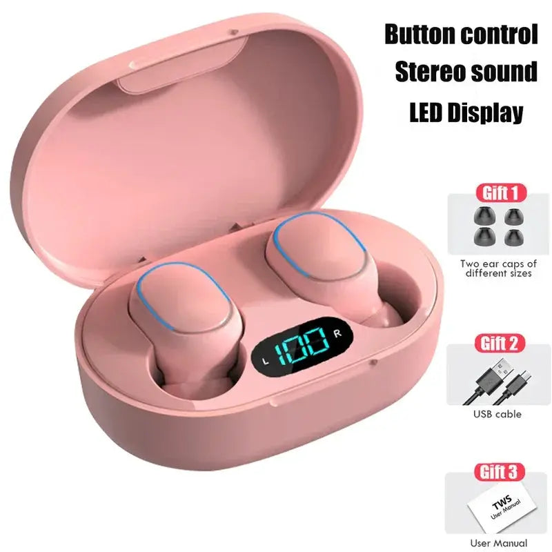 Original E7S Wireless Bluetooth Headset with Mic Earbuds