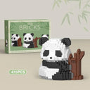 Cute Panda Mini Building Block Set Fun Educational Toy