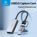USB Video Capture Card HDMI Game Grabber for Recording