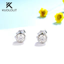 Moissanite Stud Earrings In Kuololit