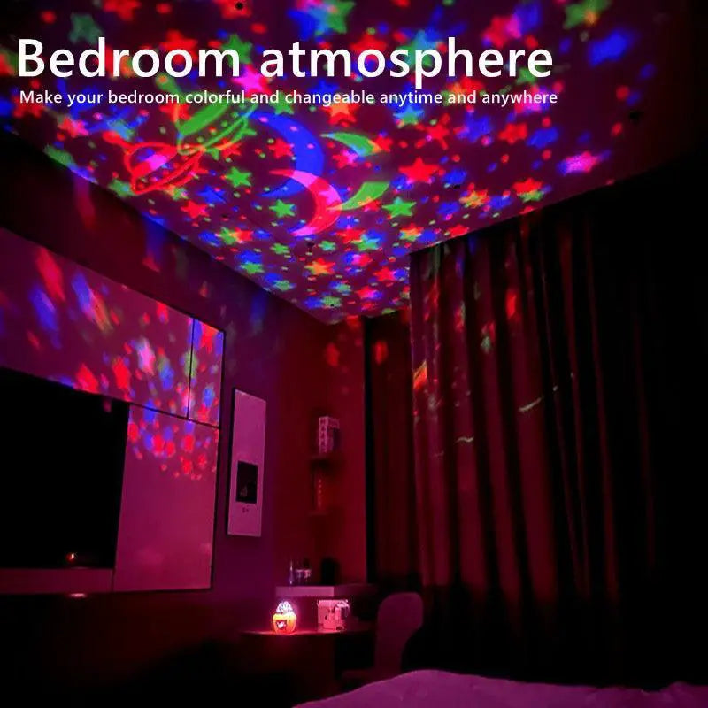 Starry Sky USB Projector Lamp Magical Light Show Ambiance