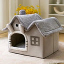 Foldable Winter Warm Cat Bed for Small Medium Pets Cozy Nest