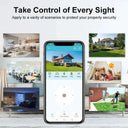 Smart Solar Security Camera for Home Use