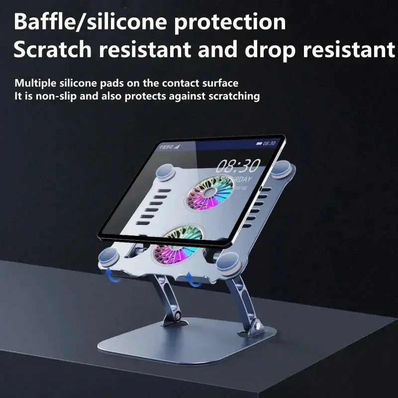 Laptop Stand With Cooling Fan For MacBook And Tablets