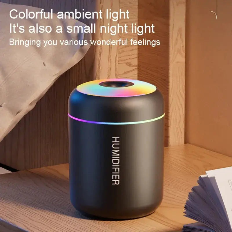 180ML USB Aroma Diffuser And Mini Humidifier With Lights