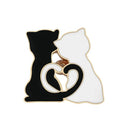 Charming Cat Enamel Pins Cartoon Animal Brooch Jewelry Gift