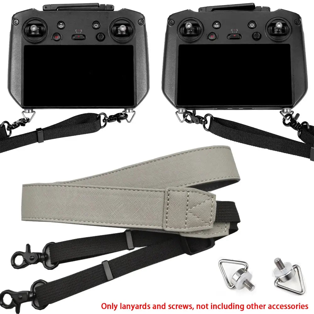For DJI Mini 4 Pro Lanyard RC Neck StrapSoft Leather Lanyard For DJI Mini 3 / Mavic 3 / Air 3S / Remote Controller Accessories