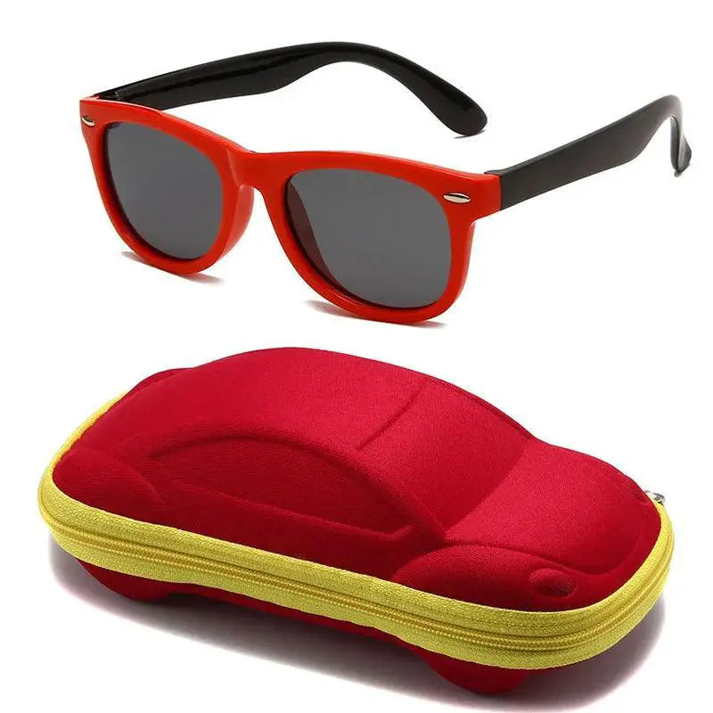 UV400 Kids Sunglasses For Boys And Girls Silicone Goggles
