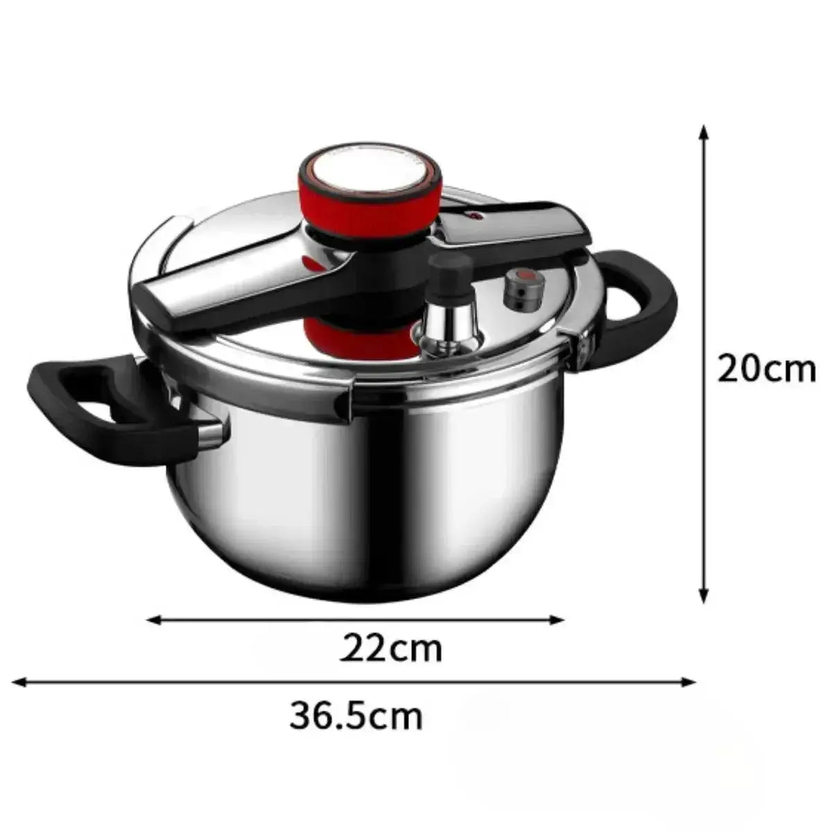 Stainless Steel Pressure Cooker Fast Cooking Easy Clean Gift