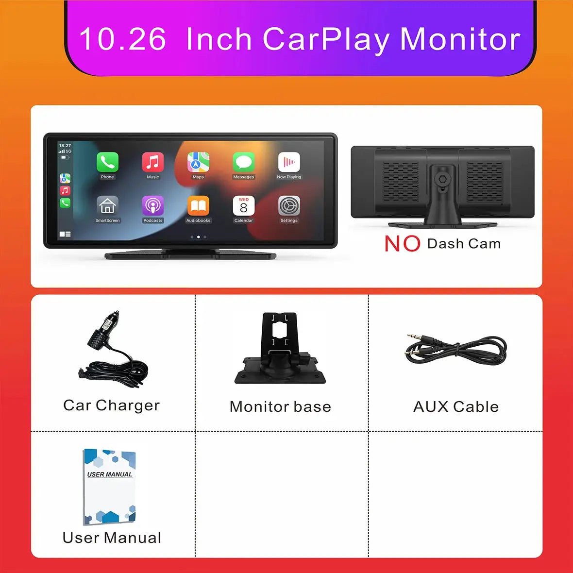 Mini Carplay Screen - Quick Wireless Media Sync -  product image