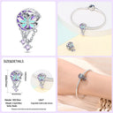 Sterling Silver Spring Colorful Butterfly