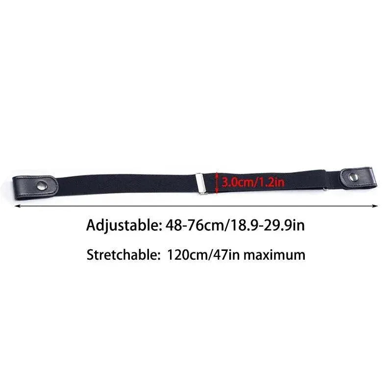 Elastic Waist Belt Buckle Free Comfort And Style For Women