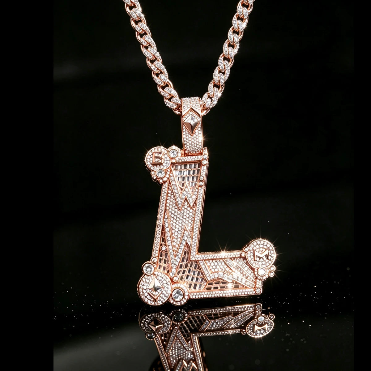 Iced Out Custom Letter L