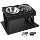 Adjustable Elevated Dog Bowls for Medium to Large Dogs
