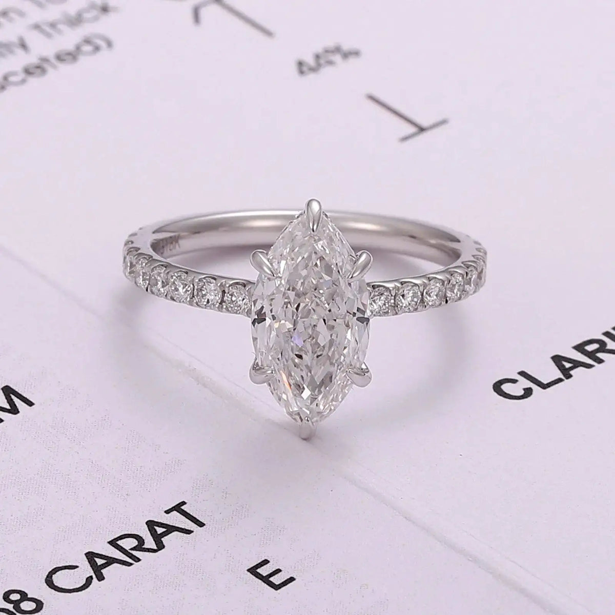 Geometric Lab Grown Diamond Ring — product image 3