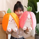 New Transformation Fruit Rabbit Plush Toys With Sleep Pillow