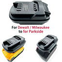 Battery Adapter Converter For Makita Dewalt Milwaukee Bosch 18/20V Li-ion Battery To For Parkside 20V Power Tool