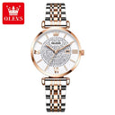 OLEVS Women Mesh Link Stainless Watch