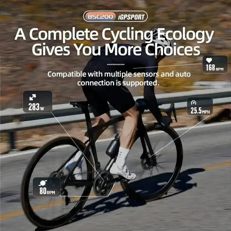 IGPSPORT BSC200 GPS Cycling Computer Advanced Speedometer