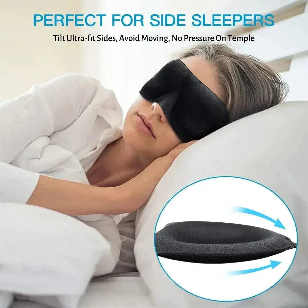 Ultimate Comfort 3D Sleep Mask Travel Light Blocking