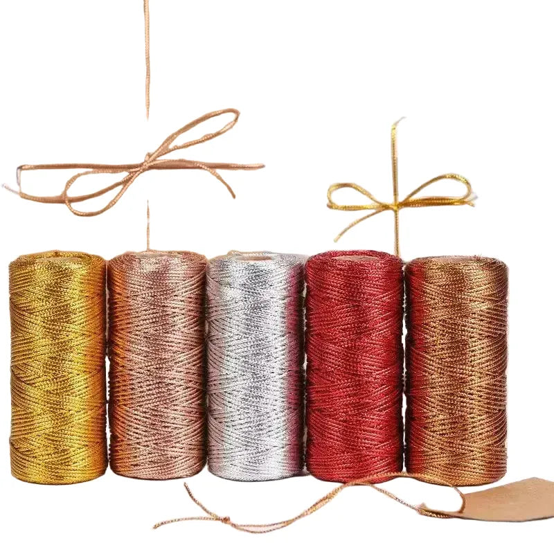 Durable Crafting Cord for Jewelry Making — A gold