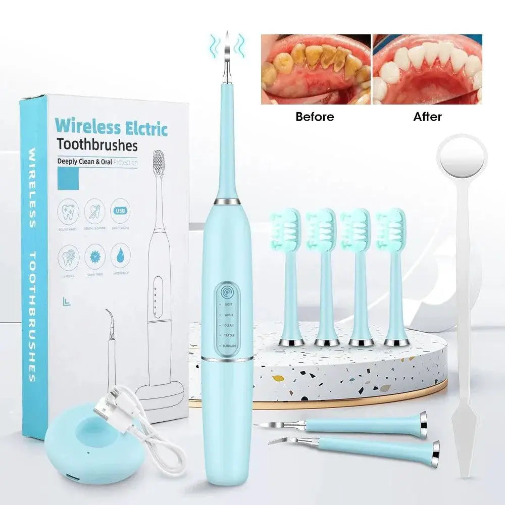 Portable Electric Sonic Dental Scaler And Teeth Cleaner IPX7