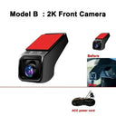 4K Dash Cam With 24H Parking WiFi App Live View GPS