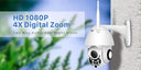 Smart PTZ Outdoor Camera for Home Security Monitor