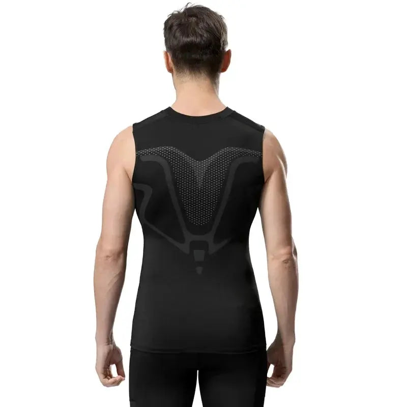 Compression Tank Top For Men Gym Shirt Sleeveless Quick Dry
