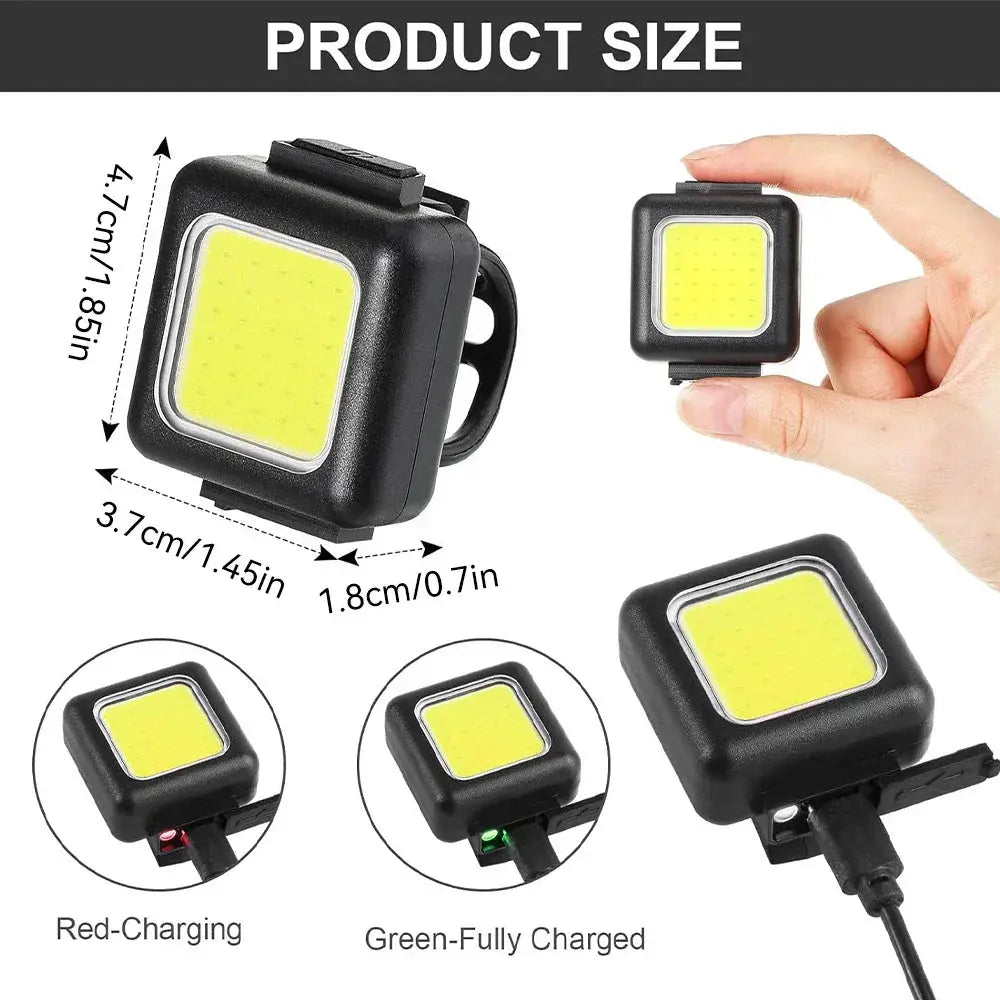 Compact Mountain Bike LED Light Waterproof Headlamp