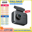 70mai A800Nano Dash Cam - 4K Crystal Clarity