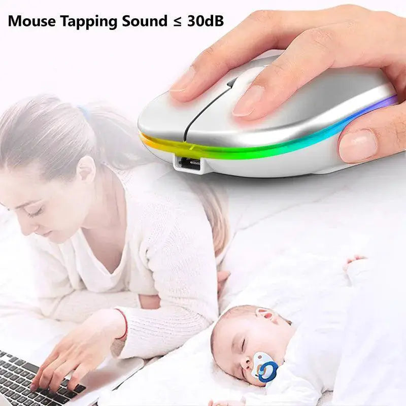 2.4G RGB Bluetooth Wireless Gaming Mouse Enhanced Precision