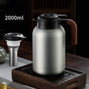 316 Stainless Thermos Bottle With Temperature Display And Tea Strainer