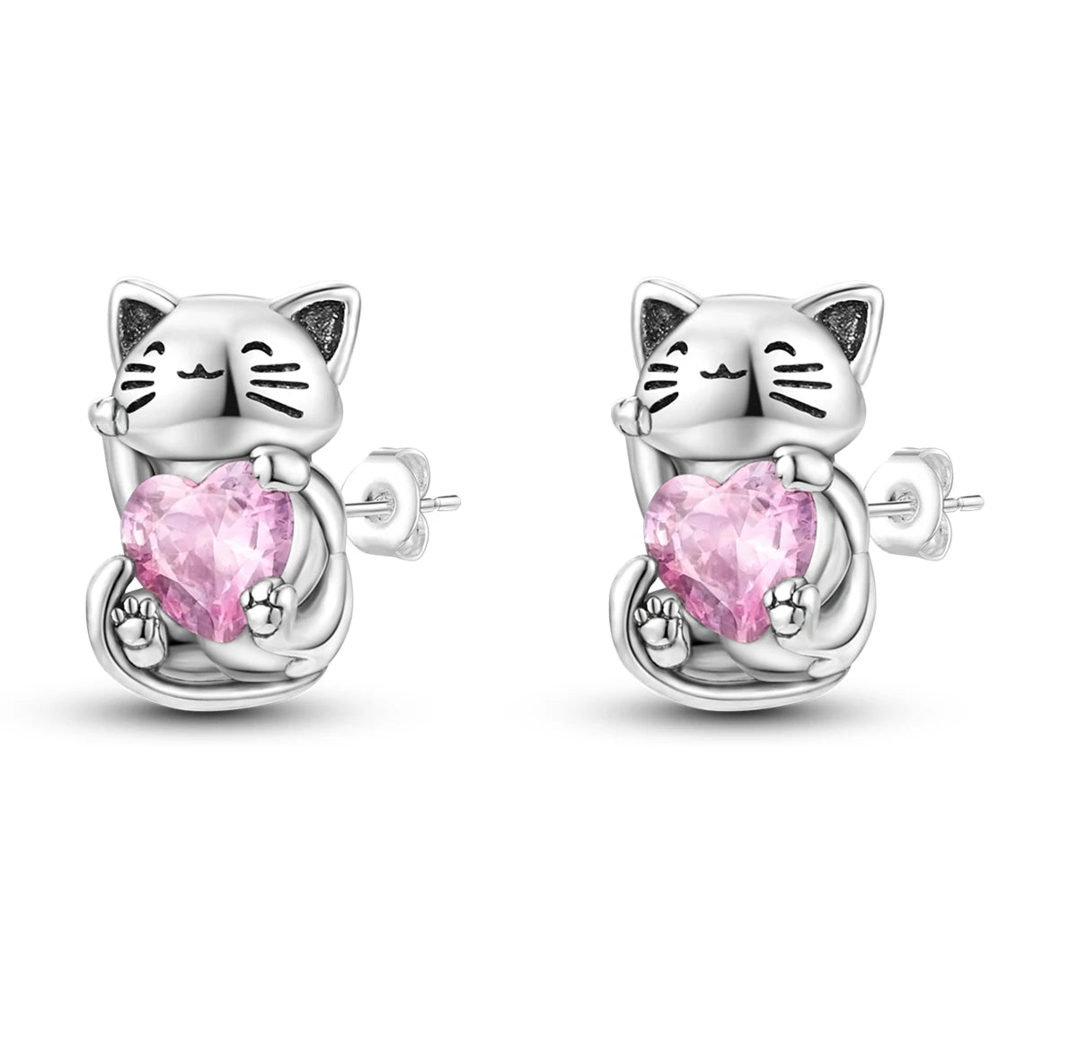 Silver Plated Hoop Earring Pendientes