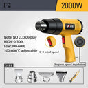 Hot Air Gun LCD Temperatures Adjustable Mini Heat Gun 110V