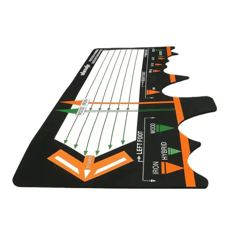 Golf Swing Standing Mat Portable Practice Trainer Pad