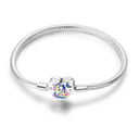 Sterling Silver Bracelet Cm Leaf