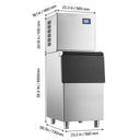 SucceBuy Commercial Ice Maker Machine Ice-Making for Cafe Ice
