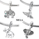 Mula Sterling Silver 925 Elephant Charm