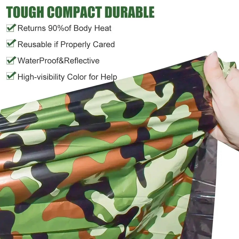 PE Emergency Sleeping Bag Waterproof Portable 120x200cm