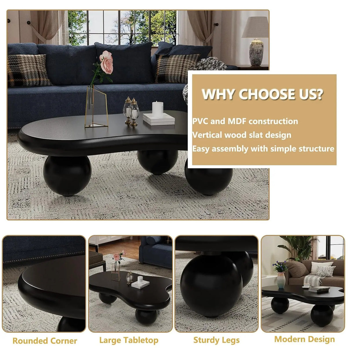 Black Coffee Table